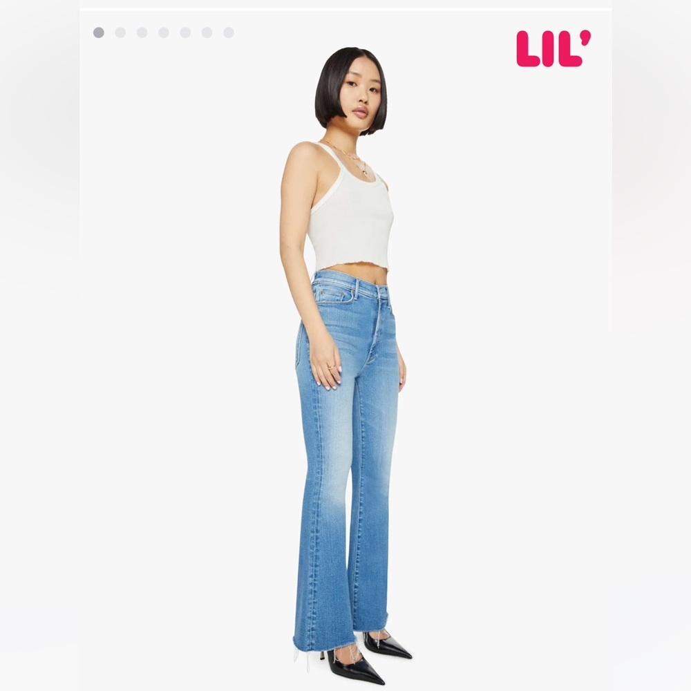 MOTHER Petites Lil Weekender - Layover Wash - 25